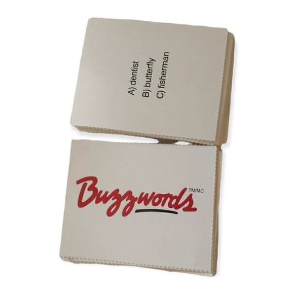 SLINKY Brand BUZZWORDS Game Vintage 80s HTF James Industries All Pieces Retro. - Picture 6 of 15